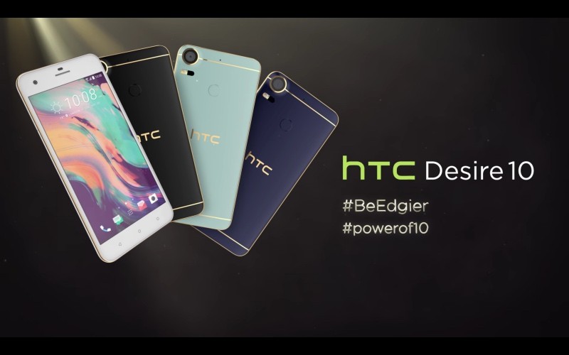 HTC Desire 10 chính thức ra mắt: camera trước/sau lên đến 13/20MP