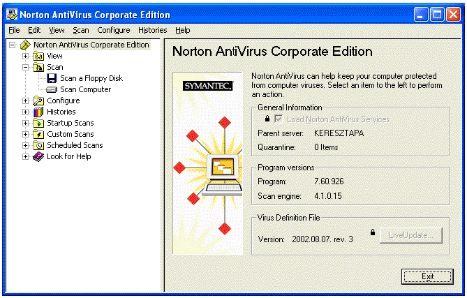 Norton Antivirus Corporate Edition