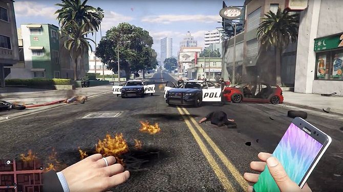 Samsung đòi YouTube xoá video nhạo Note7 thành bom trong game GTA