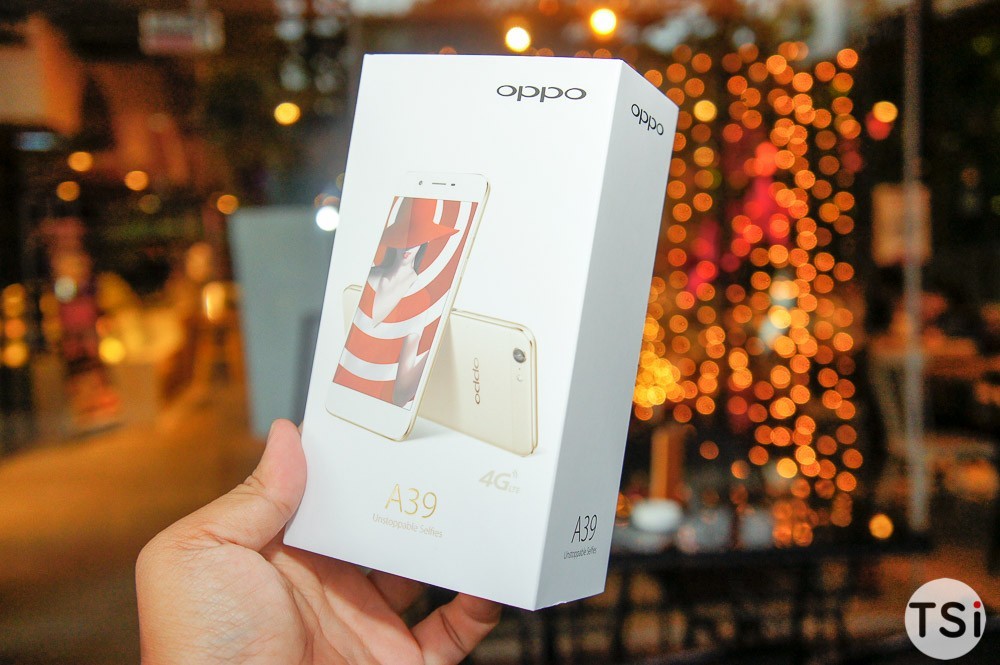 Mở hộp Oppo A39: giống F1s, không vân tay, hoàn thiện tốt