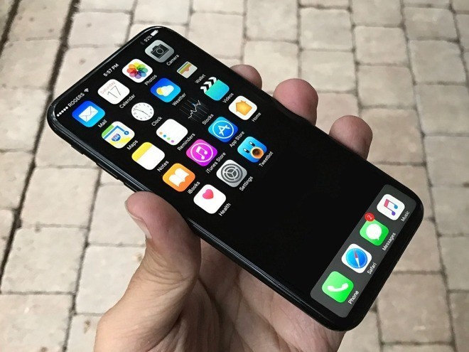 Apple bí mật tiến hành thử nghiệm iPhone 8 trang bị màn hình cong