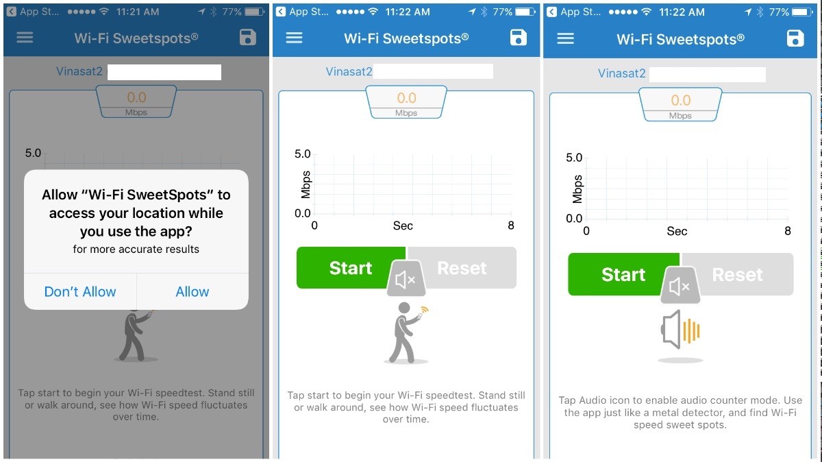 Wi-Fi SweetSpots