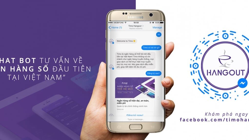 Ngân hàng số Timo thay thế nhân viên tư vấn bằng Chat Bot