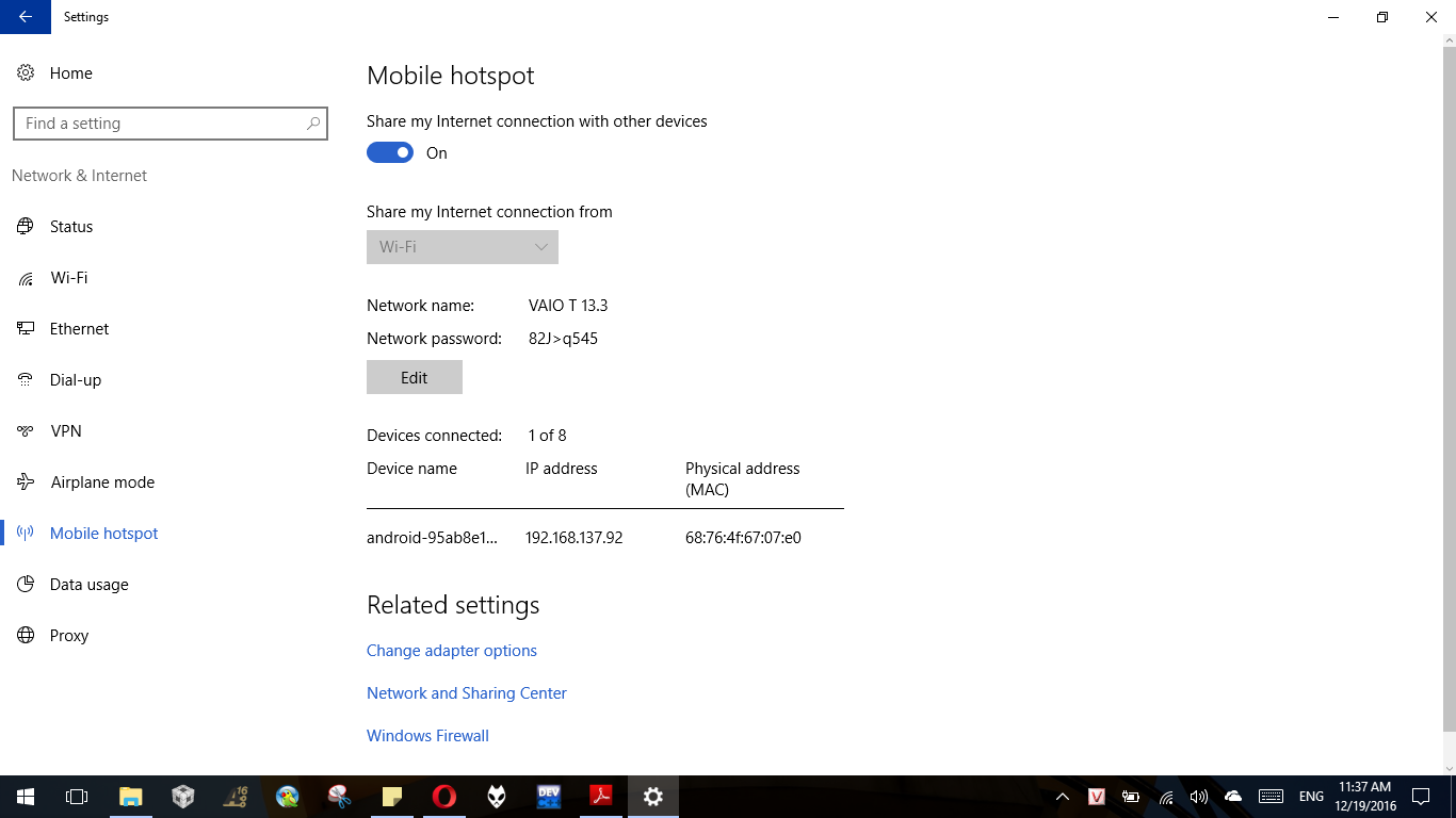 Phát WiFi trên Windows 10 không cần dùng phần mềm