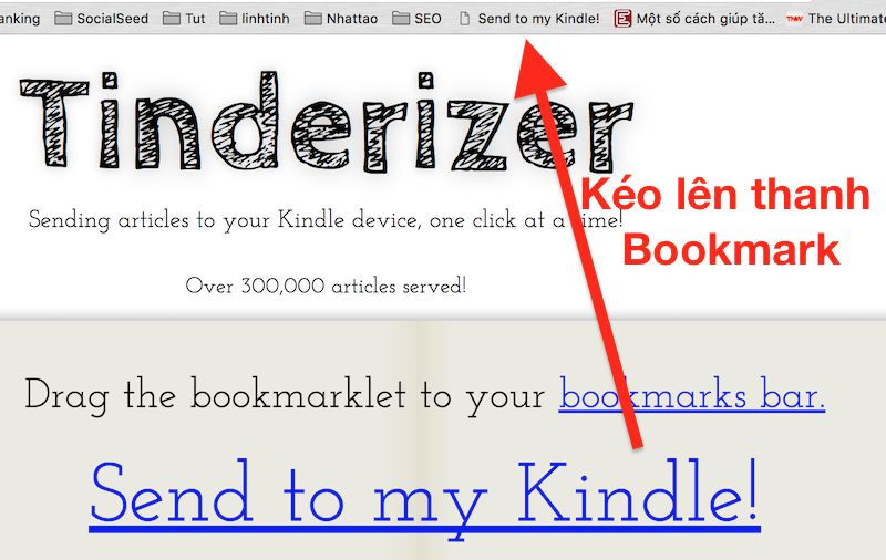 Tinderizer: xem nội dung website như ebook trên Kindle