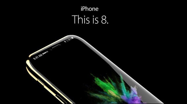 Xuất hiện concept iPhone 8 viền màn hình siêu mỏng, siêu đẹp