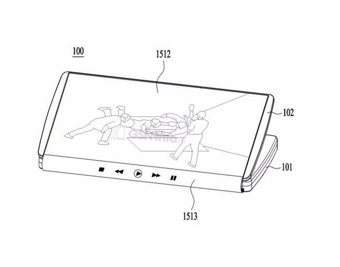 LG nộp bằng sáng chế về điện thoại màn hình cong