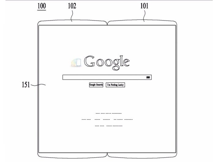 LG nộp bằng sáng chế về điện thoại màn hình cong