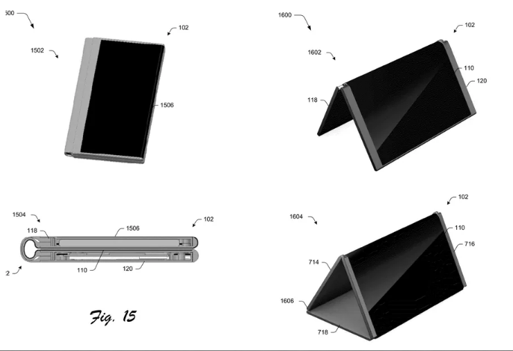 Microsoft đã được cấp bằng sáng chế smartphone có thể gập được