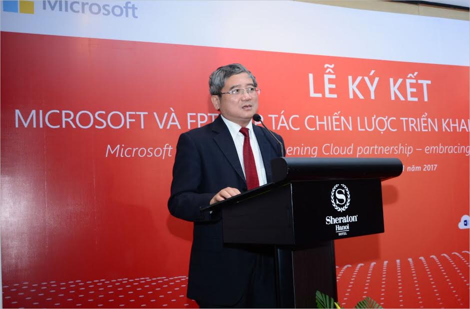 Microsoft và FPT hợp tác triển khai công nghệ đám mây