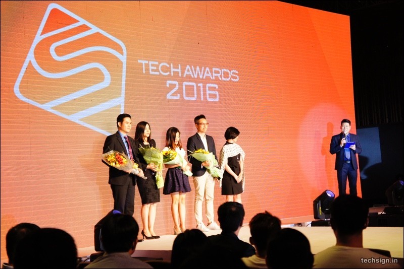 Hình ảnh chương trình bình chọn Tech Awards 2016 của VnExpress