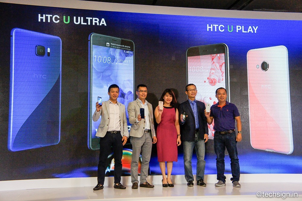 HTC U Play và U Ultra giá 11,5 và 18,5 triệu, Thế Giới Di Động bán từ 26/2