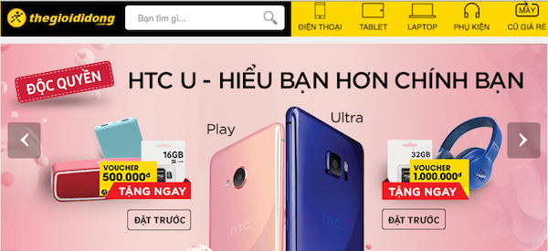 Thế Giới Di Động lên kệ 2 dòng smartphone mới của Samsung và HTC