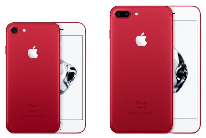 Apple ra mắt iPhone 7 và 7 Plus phiên bản màu đỏ, nhằm gây quĩ phòng chống AIDS