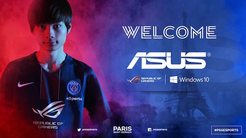 ASUS ROG chính thức tài trợ cho đội tuyển PSG eSports