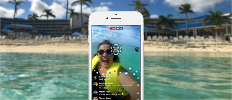 Facebook tung Live 360 cho tất cả tài khoản người dùng và Fan Page