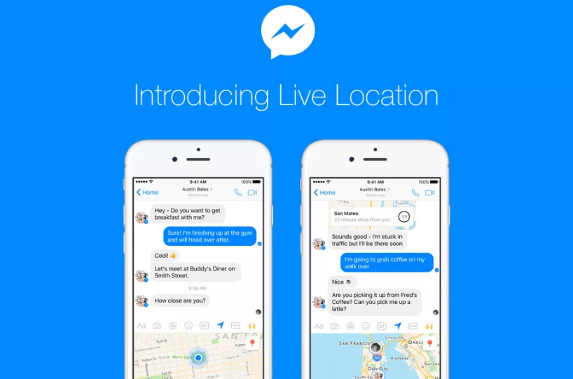 Facebook Messenger ra mắt tính năng chia sẻ địa điểm hiện tại tạm thời