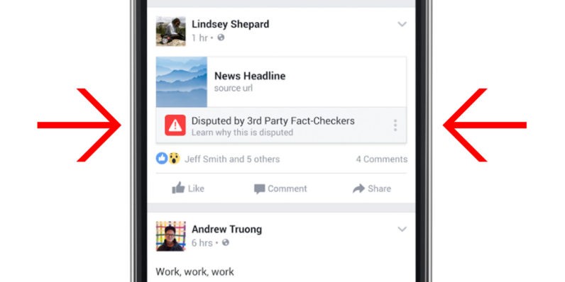 Facebook ra mắt tính năng "gắn cờ" cho tin tức giả mạo