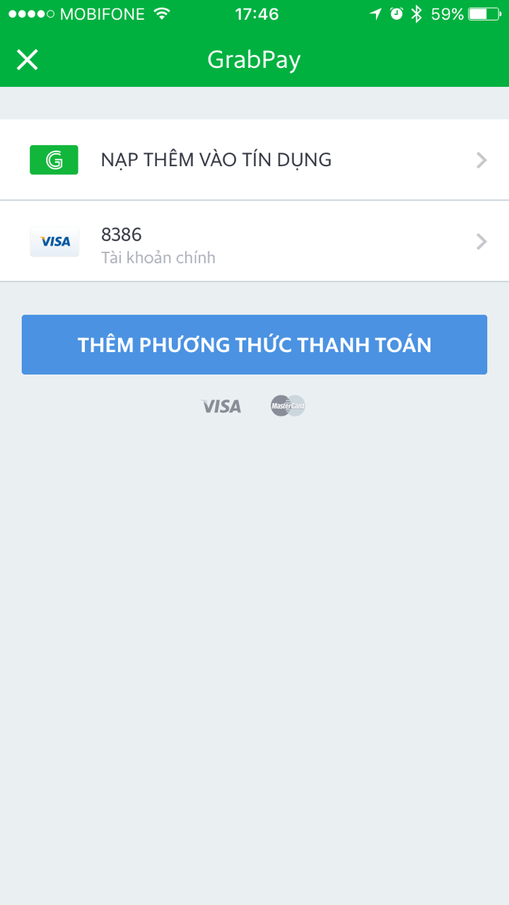 GrabPay Credits ra mắt, hỗ trợ trả trước qua thẻ hoặc Internet Banking