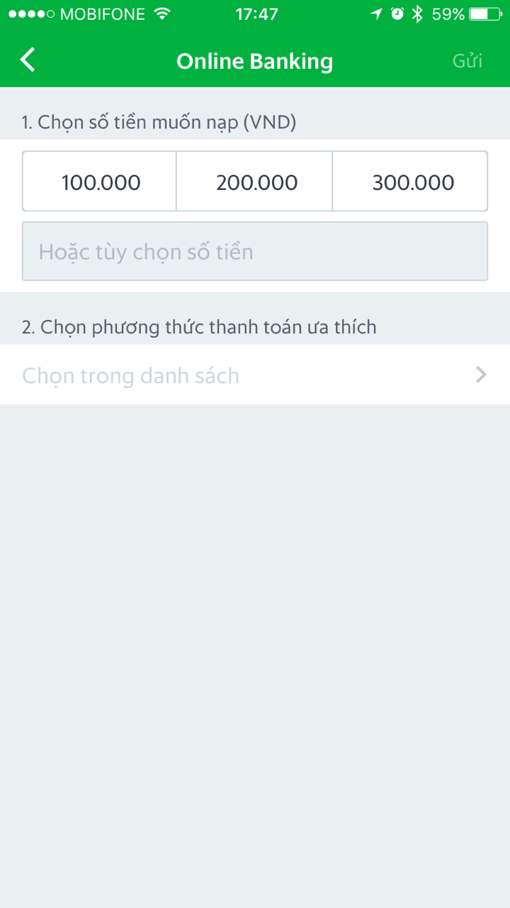 GrabPay Credits ra mắt, hỗ trợ trả trước qua thẻ hoặc Internet Banking