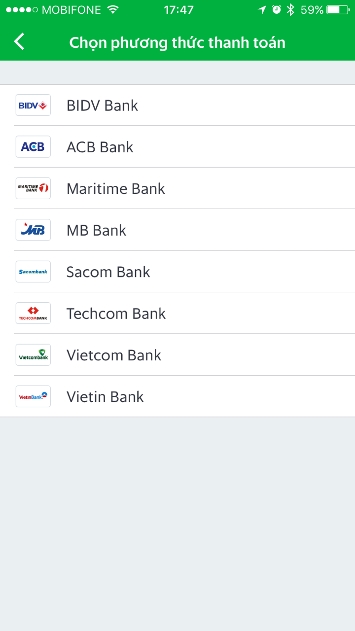 GrabPay Credits ra mắt, hỗ trợ trả trước qua thẻ hoặc Internet Banking