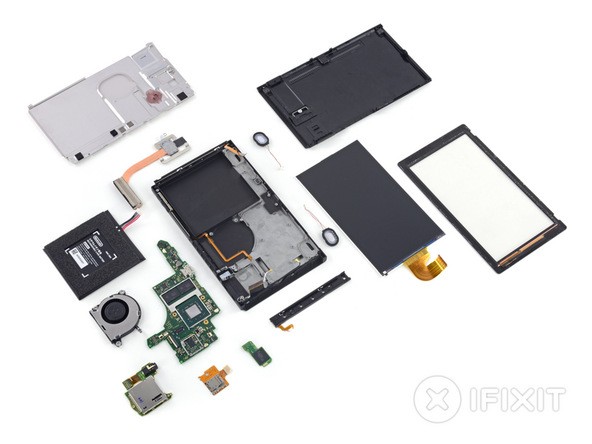 Hình ảnh 'mổ xẻ' Nintendo Switch từ iFixit