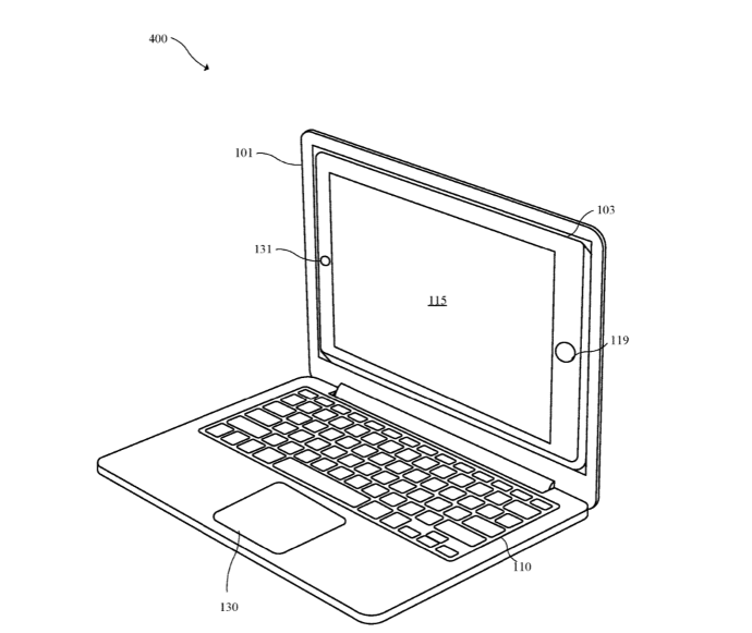 Rò rỉ bằng sáng chế của Apple: laptop có thể tích hợp iPhone/iPad