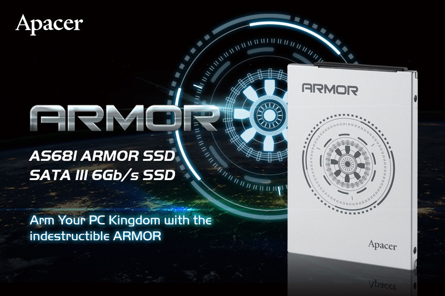 Apacer giới thiệu SSD AS681 ARMOR cho tốc độ đọc ghi 545/520 MB/s