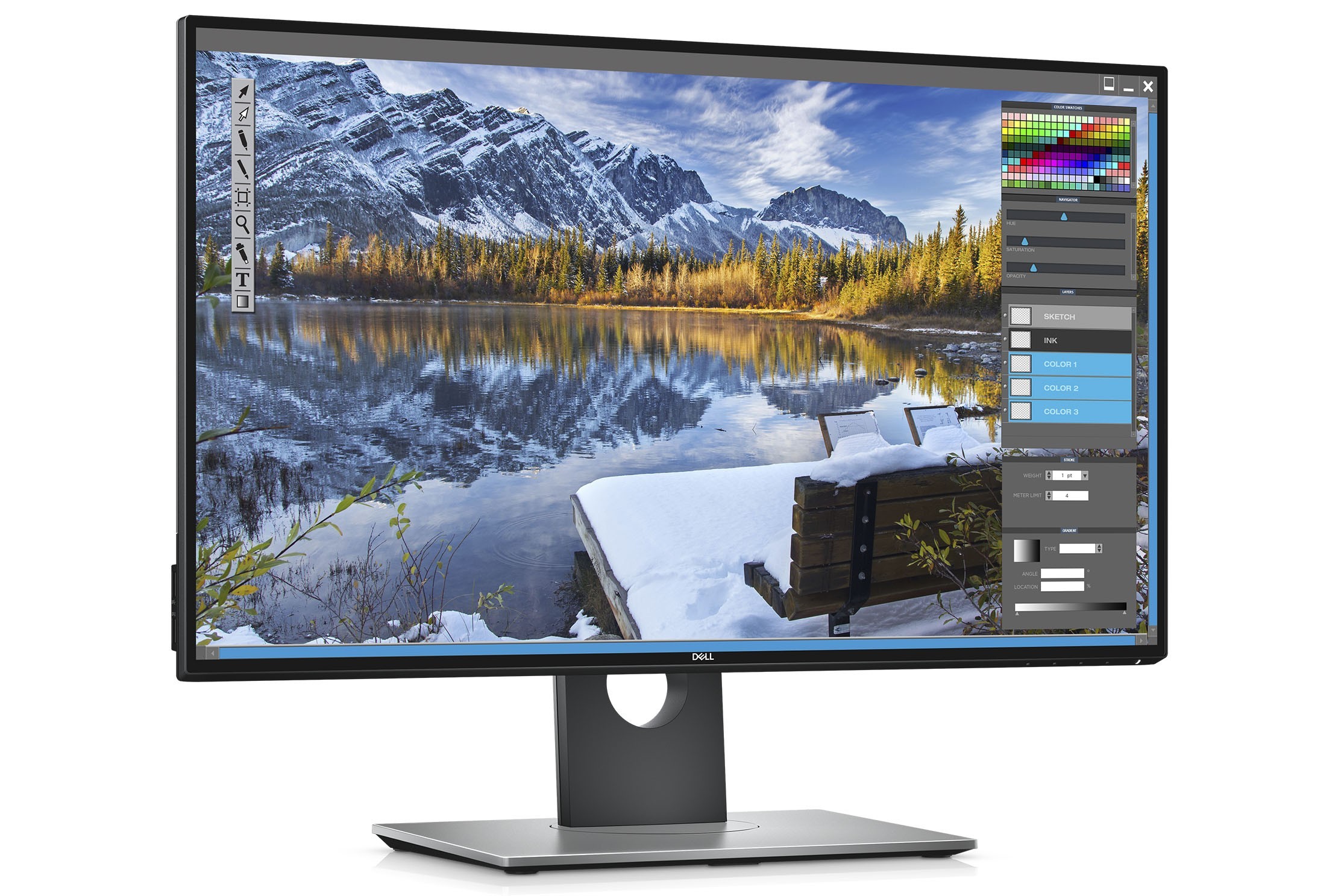 Dell UltraSharp UP2718Q là một trong những màn hình hiếm hoi trên thị trường bao phủ 100% dải màu RGB. Với kích thước lớn, độ phân giải cao và sự chính xác về màu sắc, đây là sản phẩm nắm đến các nhà thiết kế chuyên nghiệp, dùng trong công nghiệp in ấn, hoặc xử lý ảnh/phim.