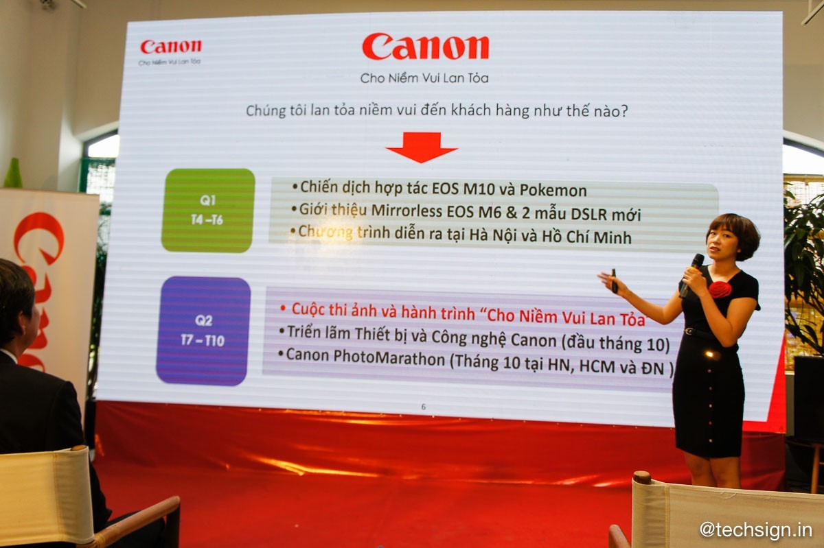 Canon Việt Hoá slogan, ra mắt ba máy ảnh EOS M6, 800D và 77D tại Việt Nam