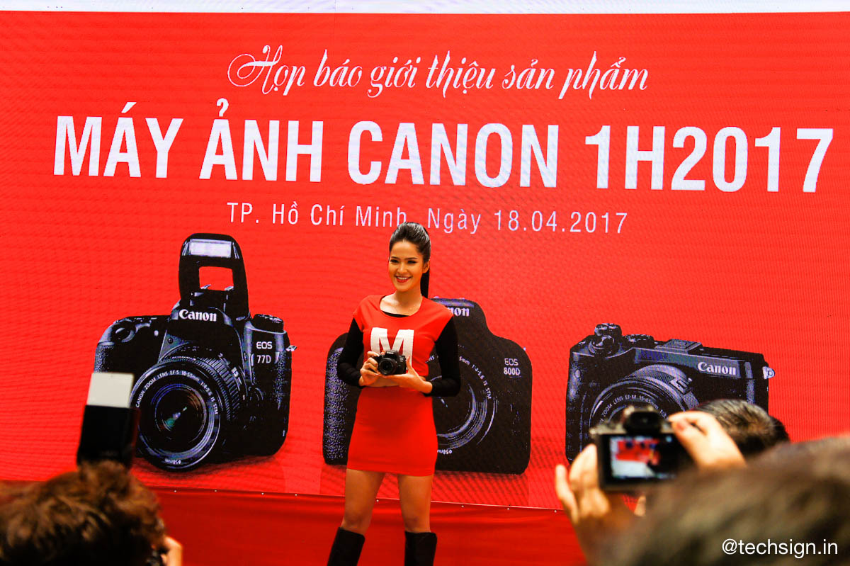 Canon Việt Hoá slogan, ra mắt ba máy ảnh EOS M6, 800D và 77D tại Việt Nam