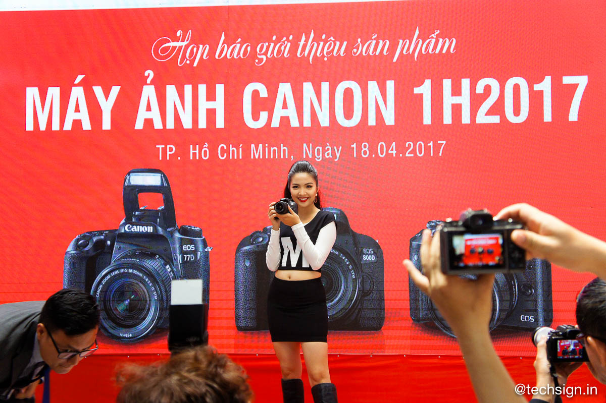 Canon Việt Hoá slogan, ra mắt ba máy ảnh EOS M6, 800D và 77D tại Việt Nam