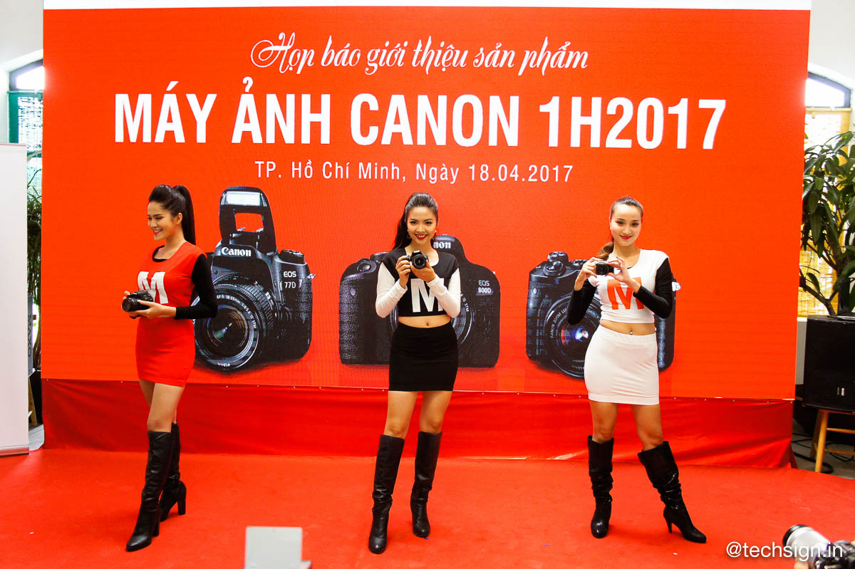 Canon Việt Hoá slogan, ra mắt ba máy ảnh EOS M6, 800D và 77D tại Việt Nam