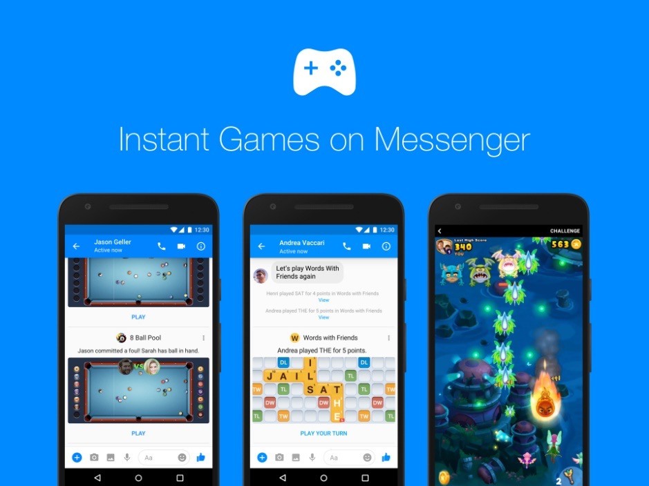 Ứng dụng Game trên Messenger đã chính thức ra mắt toàn cầu