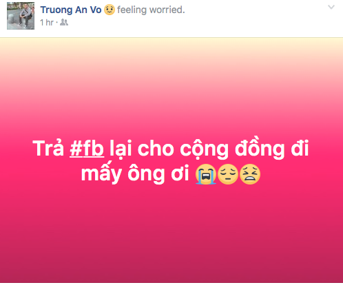 Facebook sập mạng trên toàn cầu khiến cộng đồng hoang mang