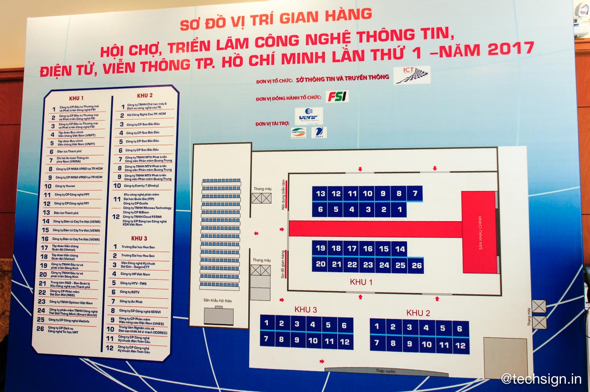 Khai mạc hội chợ triển lãm CNTT, Điện tử, Viễn Thông TP.HCM lần 1-2017