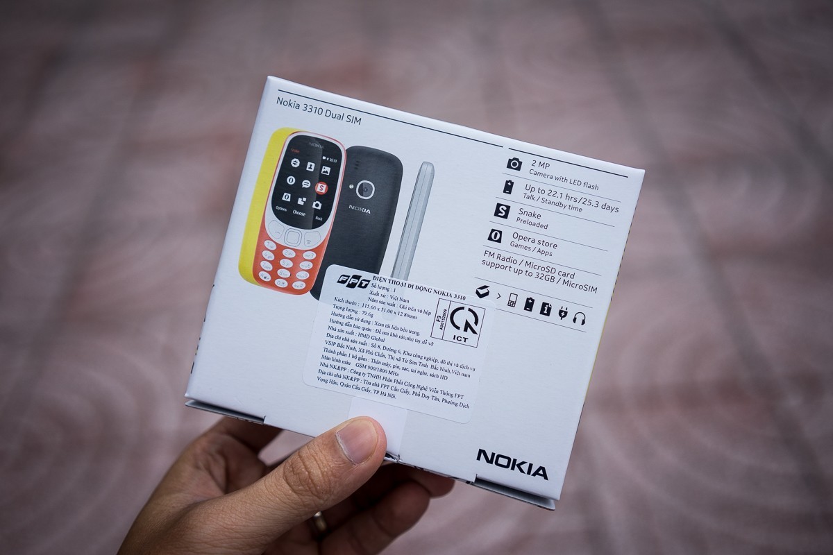 Cận cảnh Nokia 3310 tại Việt Nam