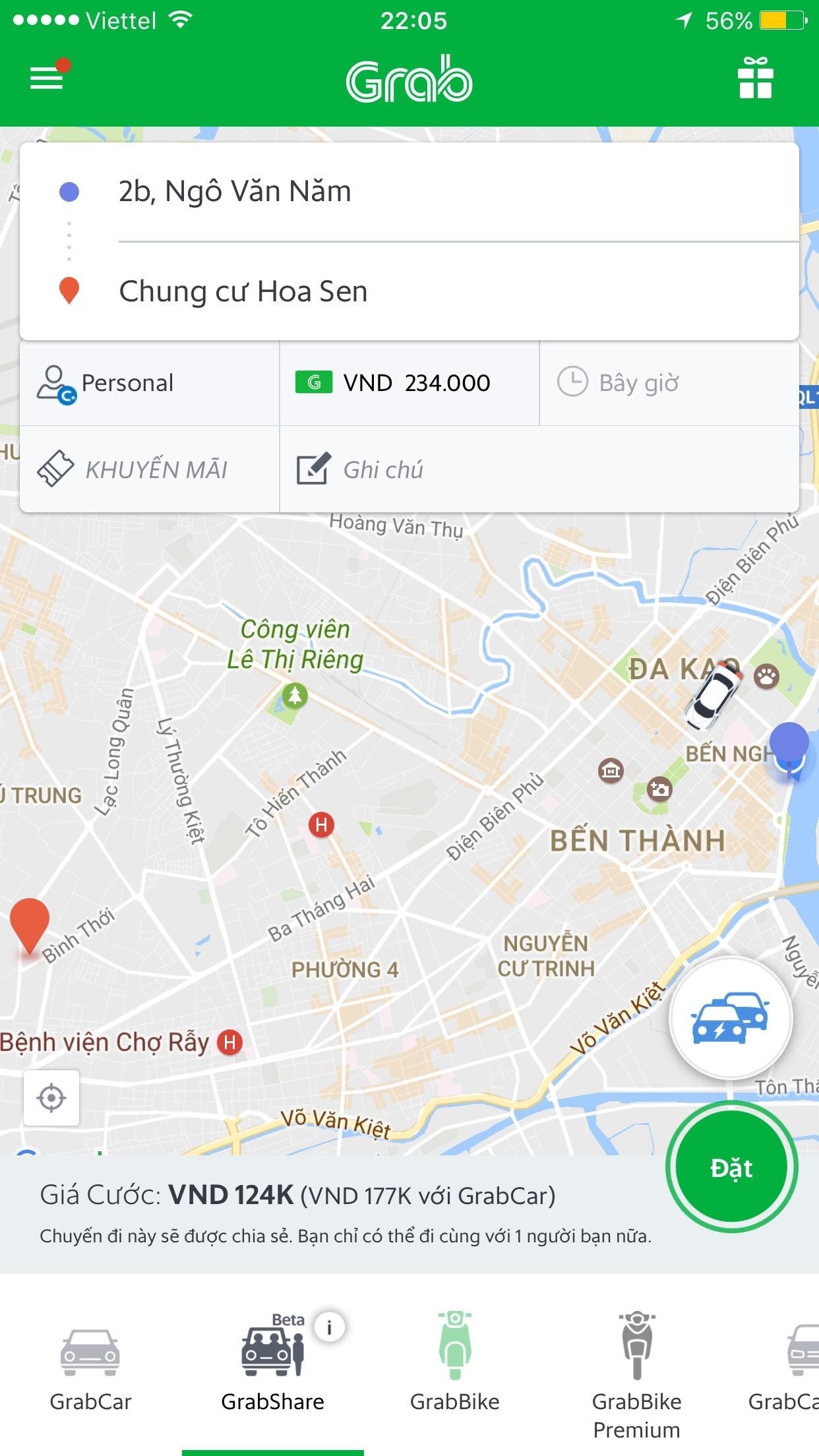 Grab chính thức giới thiệu GrabShare, giảm chi phí đi xe đến 30%