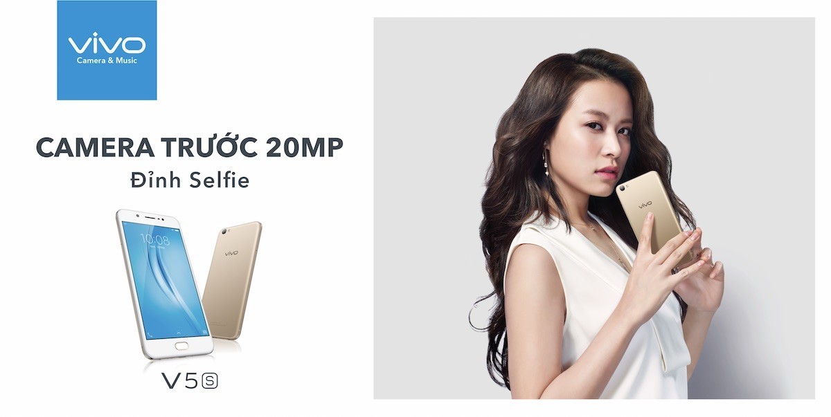 Vivo V5s chính thức ra mắt giá 7 triệu: camera selfie 20MP với hiệu ứng ánh trăng