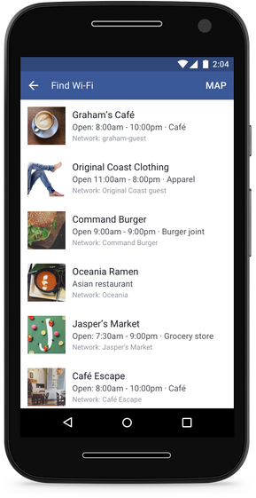 Facebook ra tính năng tìm WiFi miễn phí trên toàn thế giới