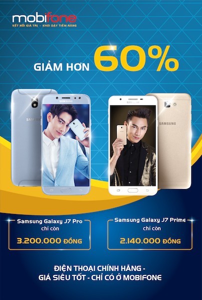 MobiFone chính thức bán Galaxy J7 Pro cùng các gói cước hấp dẫn