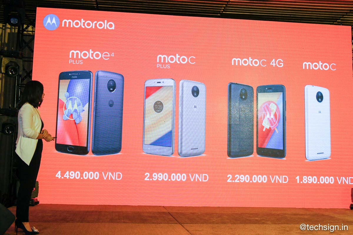 Motorola lên kệ Moto E4 Plus, C Plus, C 4G và Moto C, giá từ 1,9 triệu đồng