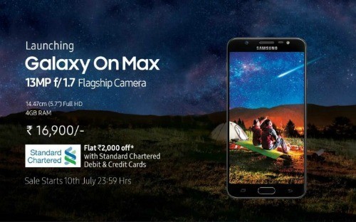 Samsung giới thiệu Galaxy On Max tại Ấn Độ