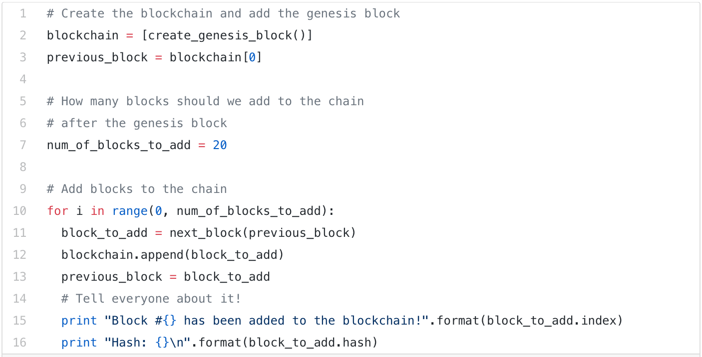 Cách xây dựng một blockchain quản lý tiền ảo trong chỉ 50 dòng code