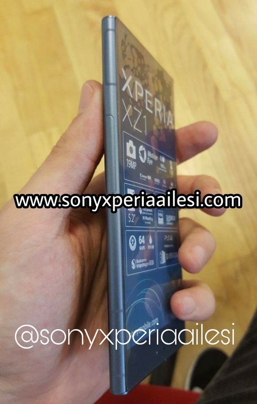 Sony Xperia XZ1 lộ diện: vẫn là thiết kế bảo thủ