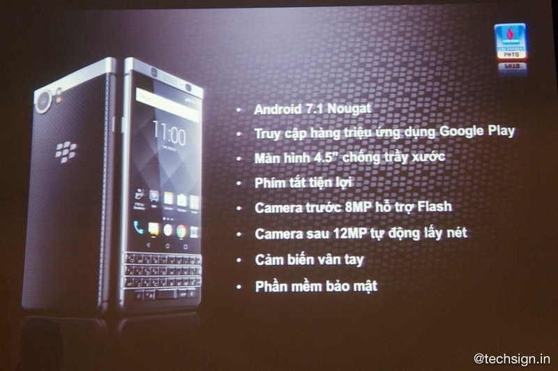 BlackBerry KEYone chính thức ra mắt, giá 15 triệu, đặt trước tặng pin dự phòng