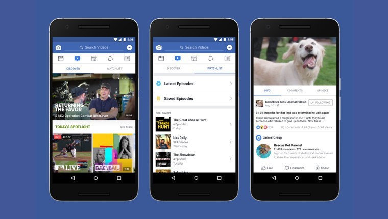 Facebook tung một nền tảng mới cho nội dung video