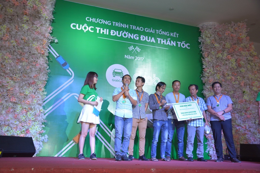 Grab trao giải 'đường đua thần tốc'