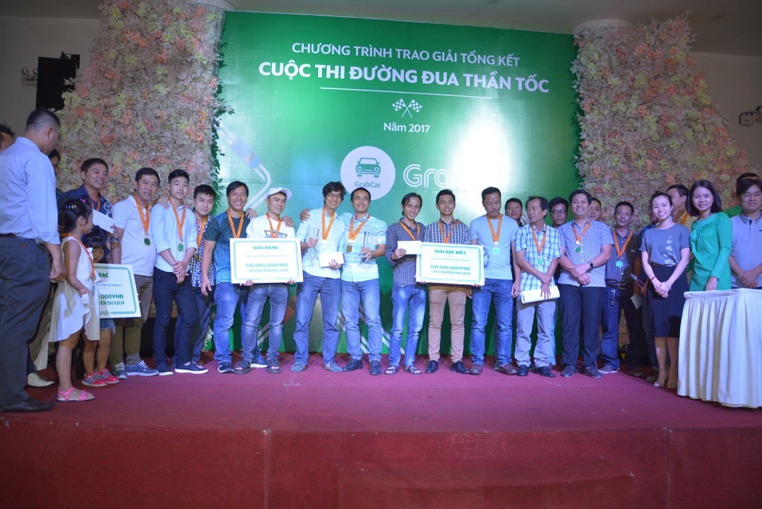 Grab trao giải 'đường đua thần tốc'