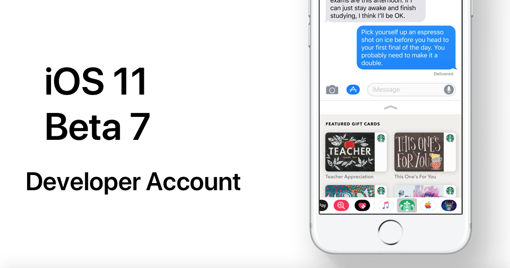 Apple cập nhật phiên bản iOS 11 beta 7 cho các thiết bị di động